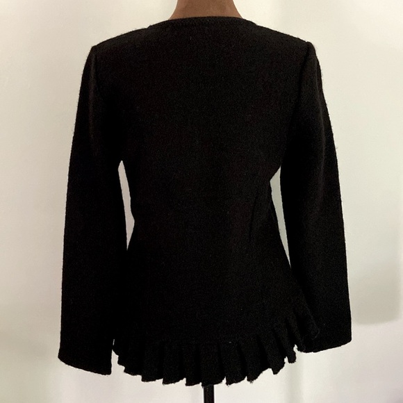 Marisa Christina Boiled Wool Sweater Jacket - Picture 3 of 4